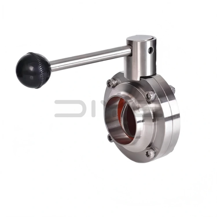 Valvola a farfalla sanitaria SMS leggera